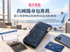 出國隨身包推薦｜旅行重要物品收納與防盜重點解析